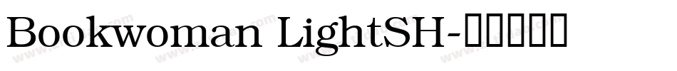 Bookwoman LightSH字体转换
